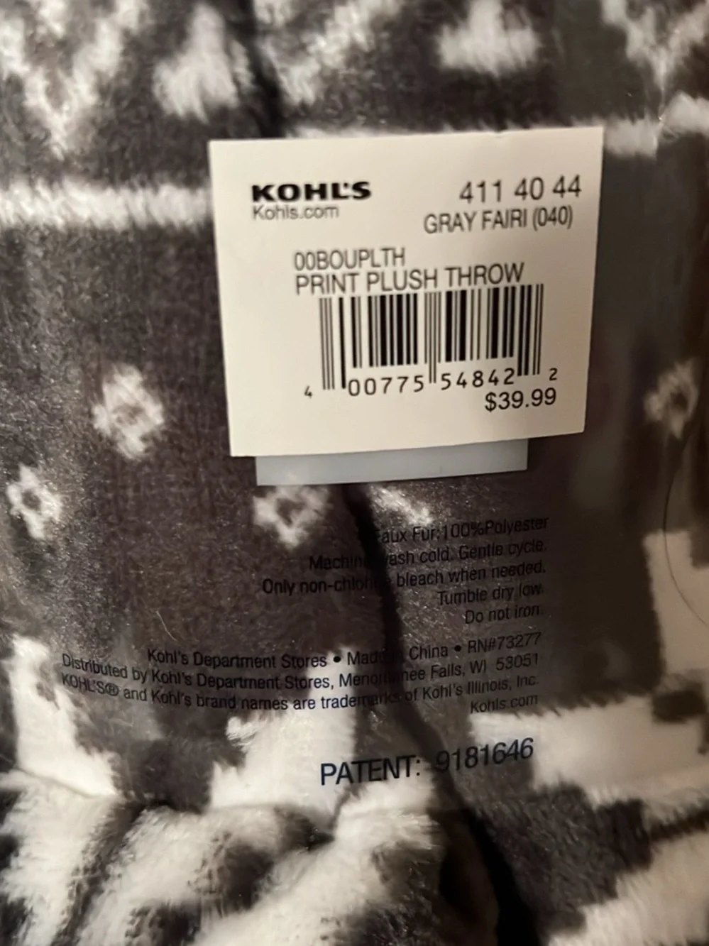 Soft Oversized Holiday Throw Blanket